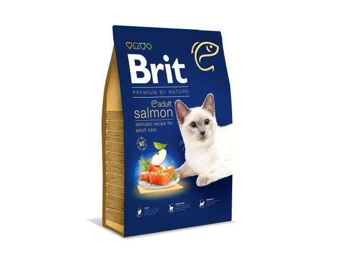 Karma BRIT Dry Premium Adult z łososiem 1,5kg