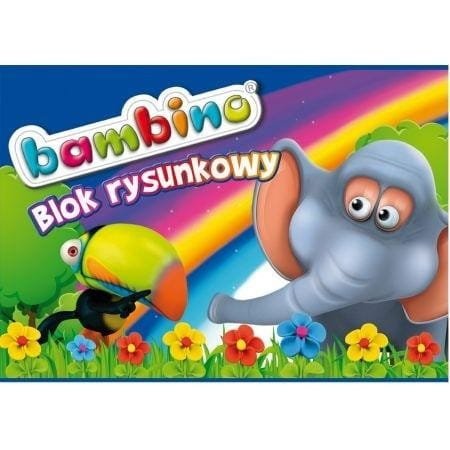 Blok rysunkowy A4/20K (10szt) BAMBINO