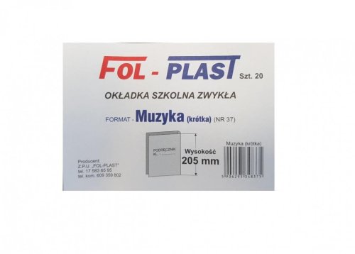Okładka na podr do muzyki krótka NR 37 (20szt)