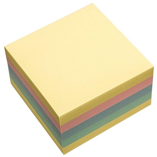 Bloczek samoprzylepny 75x75mm pastel D.RECT