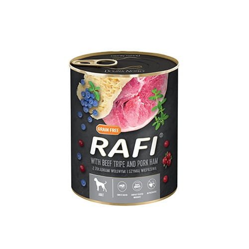 Karma Rafi dla psa z zołądkami wołowymi 800g