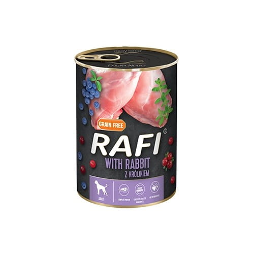 Karma Rafi dla psa królik borówka żurawina 800g