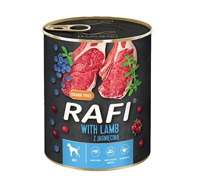 Karma Rafi dla psa jagnięcina 800g