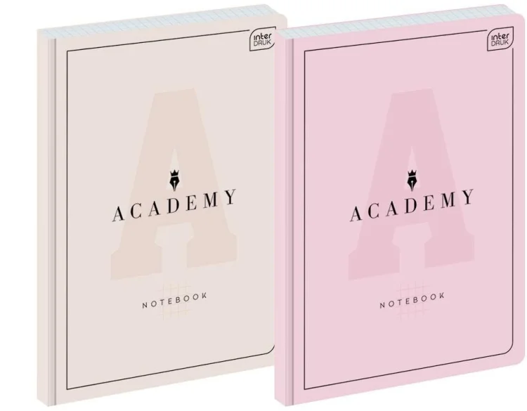 Brulion A4/96K kratka Academy Pastel (5szt)