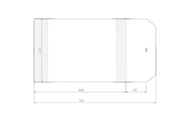 Okładka regulowana 265x465mm (50szt)