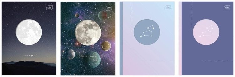 Zeszyt do słów A6/32K kratka Shape Galaxy (10szt)