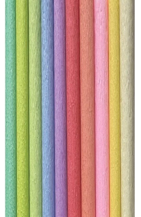 Bibuła marszczona Pastel Mini mix (10szt)
