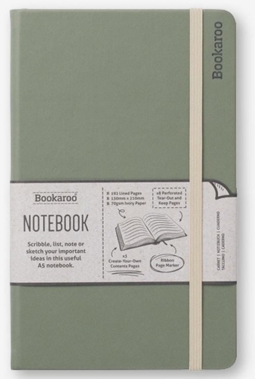 Bookaroo Notatnik Journal A5 - Zielony