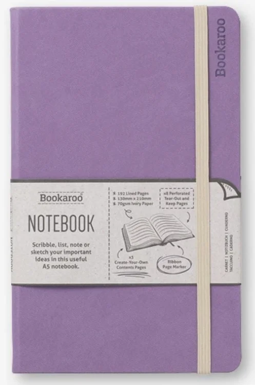 Bookaroo Notatnik Journal A5 - Jasny fiolet