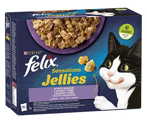 Karma Felix Sensations Indyk,Makrela,jagnięc 12x85g