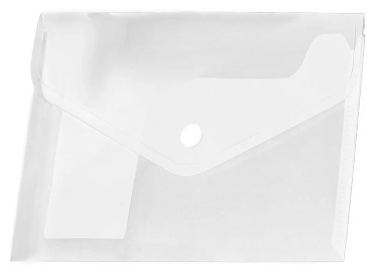 Koperta A4 PP na zatrzask transparentna (12szt)