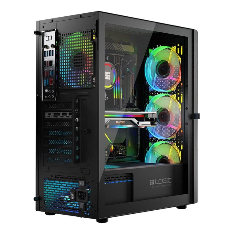LOGIC OBUDOWA ARAMIS ARGB MIDI USB 3.0 BLACK