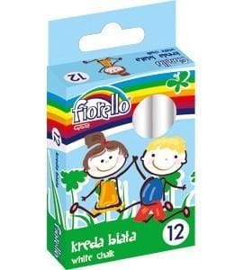 Kreda szkolna biała 12szt FIORELLO