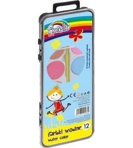 Farby wodne 12 kolorów FIORELLO