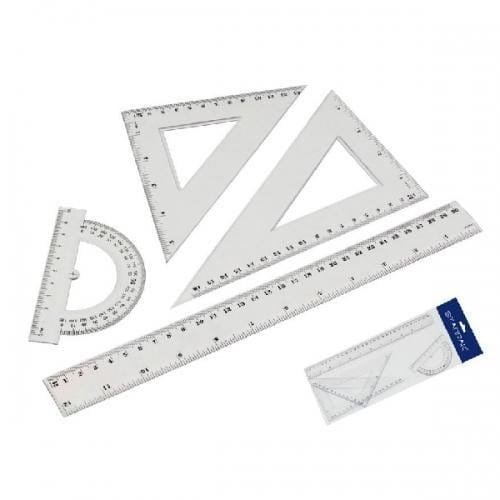 Zestaw geometryczny 4 elementy 30cm