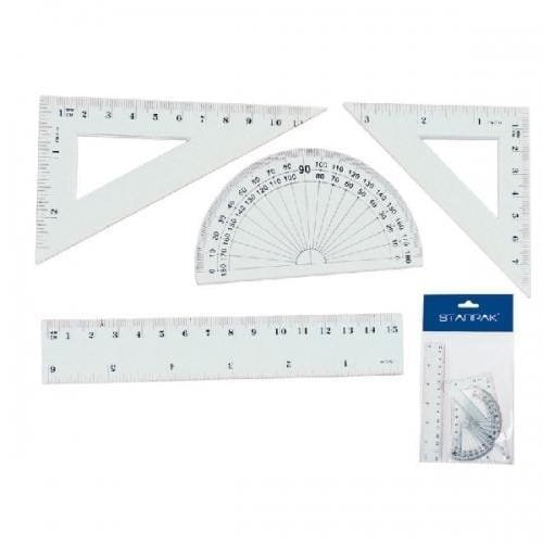 Zestaw geometryczny 4 elementy 15cm