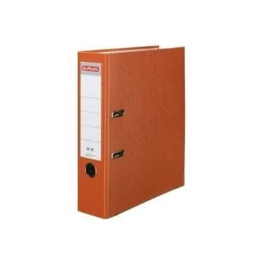 Segregator A4 8cm PP pomarańczowy Q file
