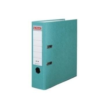 Segregator A4 8cm PP turkusowy Q file