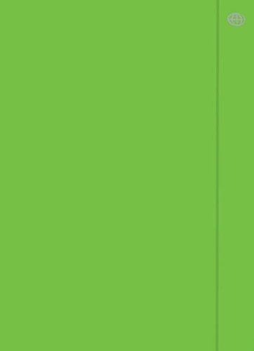Teczka z gumką A4+ Fluo zielona (10szt)