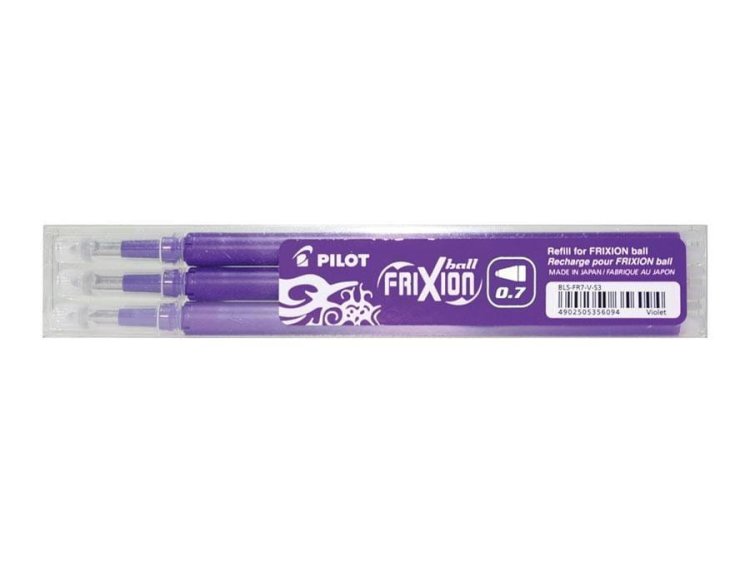 Wkład FriXion BLS-FR7 V fioletowy (3szt) PILOT