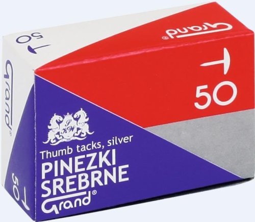 Pinezki srebrne (10szt) GRAND