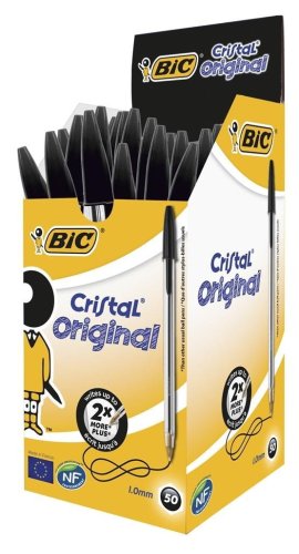 Długopis Cristal Original czarny (50szt) BIC