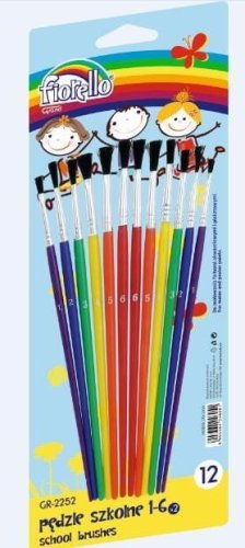 Pędzle 2252 12szt FIORELLO