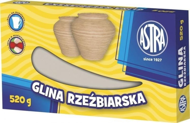 Glina samoutwardzalna biała 460g ASTRA