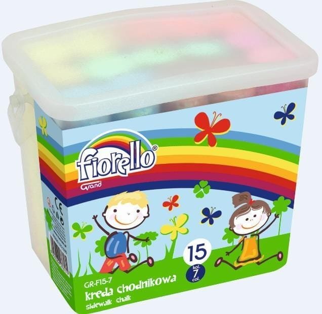 Kreda chodnikowa 7 kolorów 15szt FIORELLO