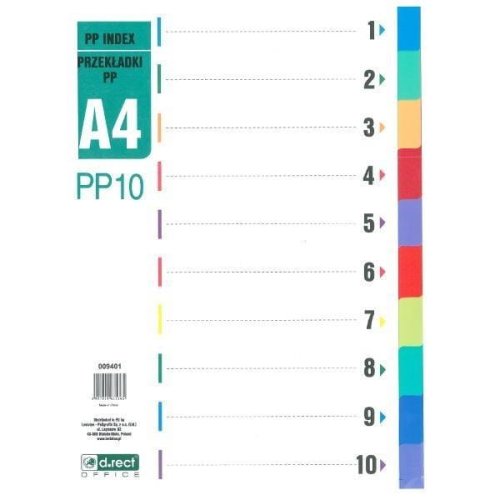 Przekładki PP 1-10 PP10 D.RECT