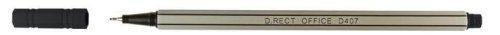 Cienkopis D407 czarny (12szt) D.RECT