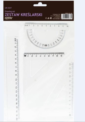 Zestaw geometryczny transparent GR-032T GRAND