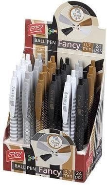 Długopis Fancy automat. niebieski (24szt) EASY