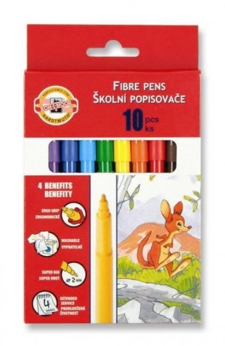 Flamastry 10 kolorów