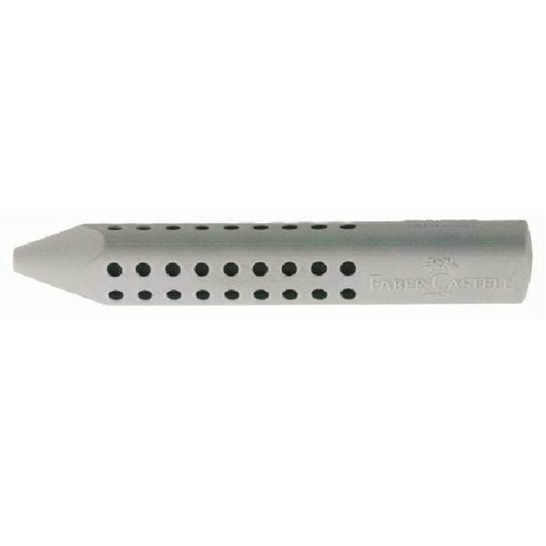 Gumka nakładka Grip 2001 szara 2szt FABER CASTELL