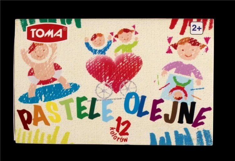 Pastele olejne 12 kolorów TOMA