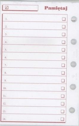Wkład do organizera M Pamiętaj ANTRA