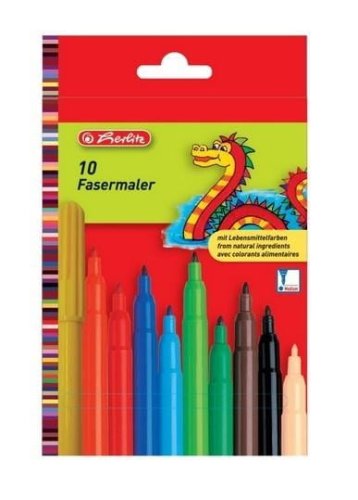 Pisaki zmywalne 10 kolorów