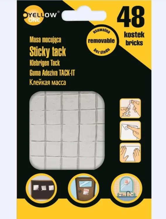 Masa mocująca 48 kostek YELLOW ONE