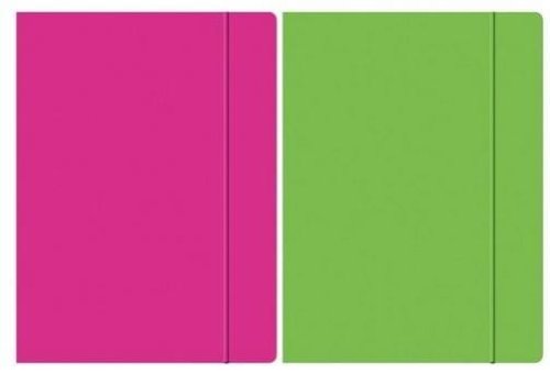 Teczka z gumką A4 Fluo mix wzorów