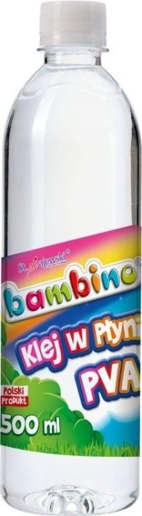 Klej w płynie PVA 500ml BAMBINO