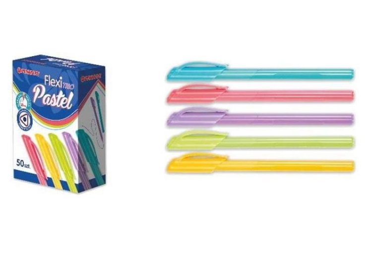 Długopis Flexi Trio Pastel niebieski (50szt)