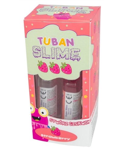 Zestaw Diy Super Slime Truskawka TUBAN