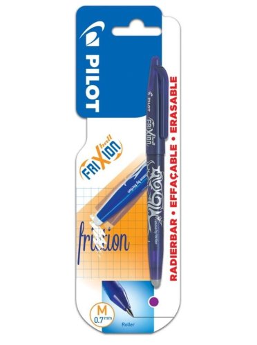 Pióro kulk. FriXion fioletowy 0.7 + wkłady PILOT