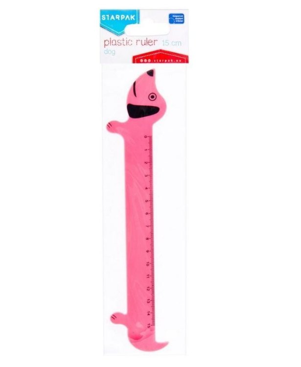 Linijka plastikowa 15cm Piesek
