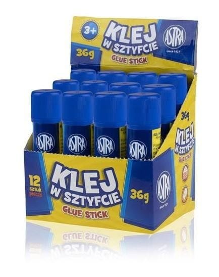 Klej w sztyfcie 36g (12szt) ASTRA