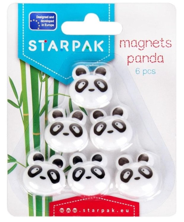 Magnes Panda 6szt