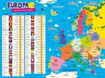 Podkładka na biurko - Europa