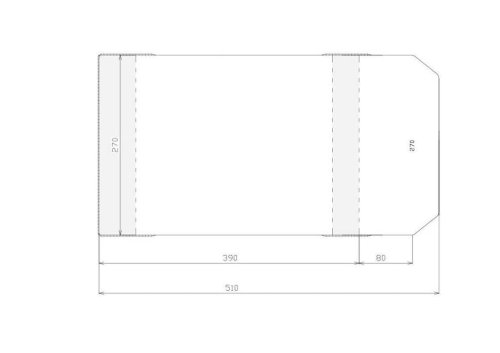 Okładka regulowana 270x470mm (50szt)