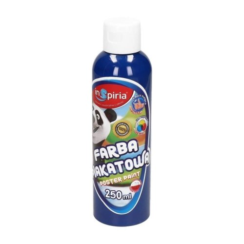 Farba plakatowa ciemnoniebieska 250ml